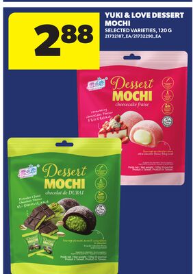 YUKI & LOVE DESSERT MOCHI, 120 G