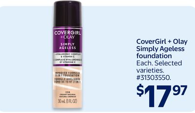 CoverGirl + Olay Simply Ageless foundation