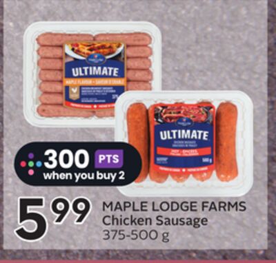 MAPLE LODGE FARMS Chicken Sausage