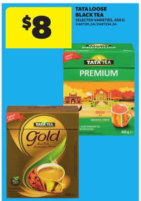 TATA LOOSE BLACK TEA, 450 G