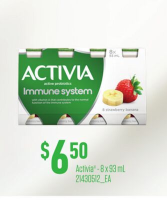 ACTIVIA®, 8 X 93 ML