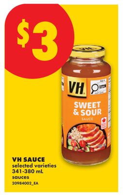 VH SAUCE, 341-380 mL