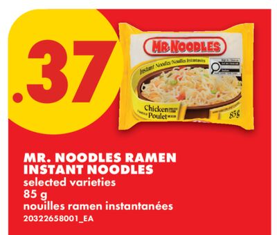 MR. NOODLES RAMEN INSTANT NOODLES, 85 g