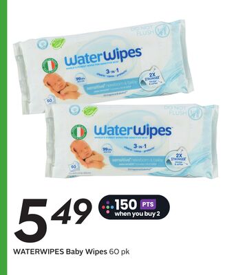 WATERWIPES Baby Wipes