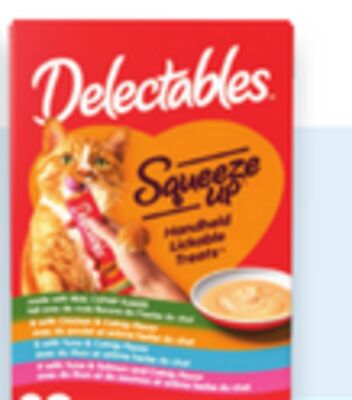 Delectables Squeeze Up cat treats variety pack