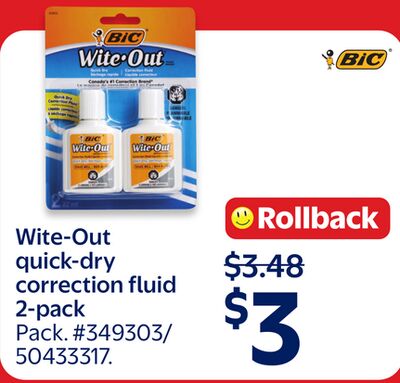 Wite-Out quick-dry correction fluid