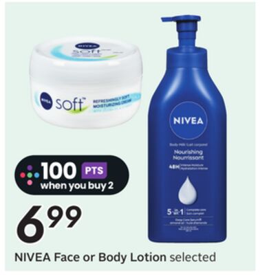 NIVEA Face or Body Lotion