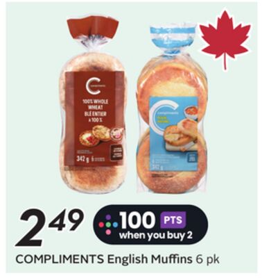COMPLIMENTS English Muffins