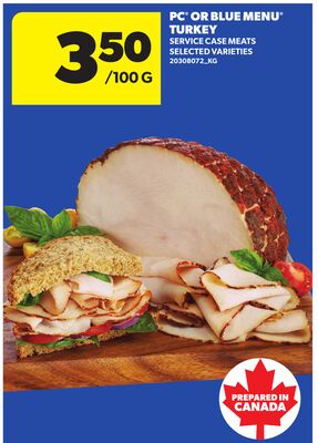 PC® OR BLUE MENU® TURKEY
