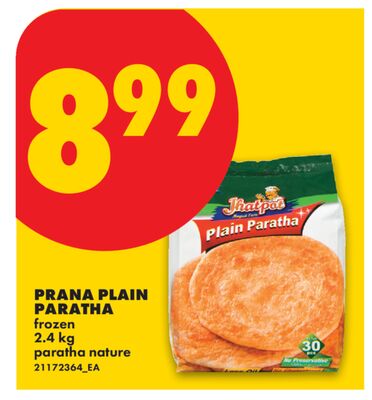 PRANA PLAIN PARATHA, 2.4 kg