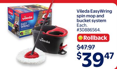 Vileda EasyWring spin mop and bucket system