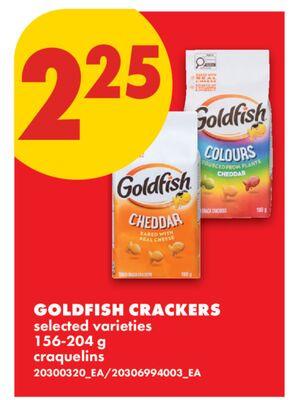GOLDFISH CRACKERS, 156-204 g