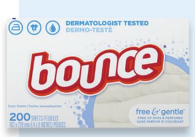 Bounce dryer sheets 200s or Mega Sheets 120s