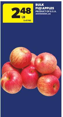 BULK FUJI APPLES