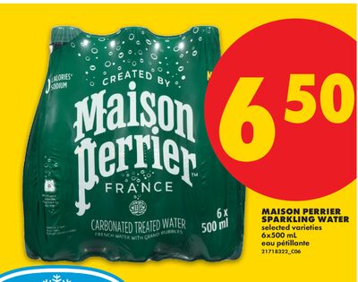 MAISON PERRIER SPARKLING WATER, 6x500 mL