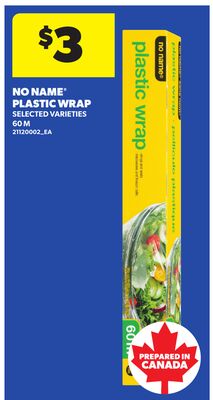 NO NAME® PLASTIC WRAP, 60 M
