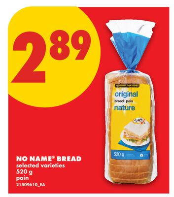 NO NAME® BREAD, 520 g