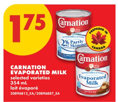 CARNATION EVAPORATED MILK, 354 mL