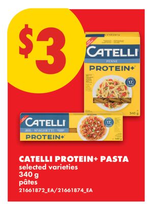 CATELLI PROTEIN+ PASTA, 340 G