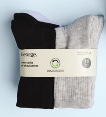 George crew socks