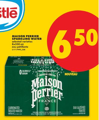 MAISON PERRIER SPARKLING WATER, 8x330 ml