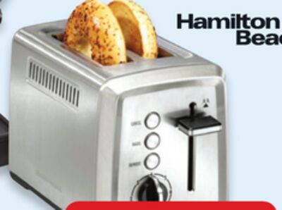 2-Slice stainless steel toaster or panini press