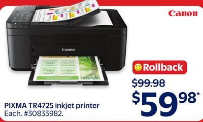 PIXMA TR4725 inkjet printer