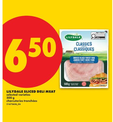 LILYDALE SLICED DELI MEAT, 500 g