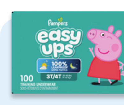 Pampers Easy Ups giant pack training pants