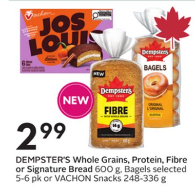 DEMPSTER'S Whole Grains, Protein, Fibre or Signature Bread