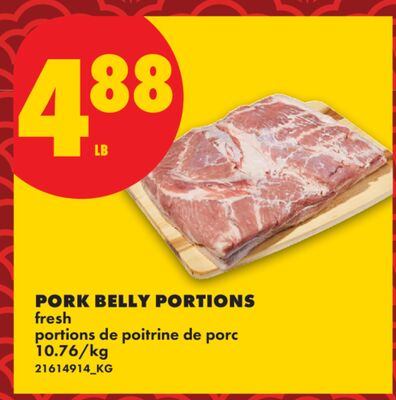 PORK BELLY PORTIONS