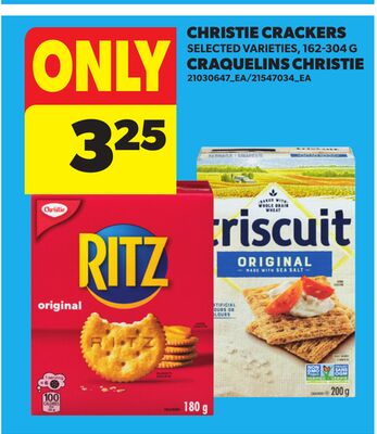CHRISTIE CRACKERS, 162-304 G