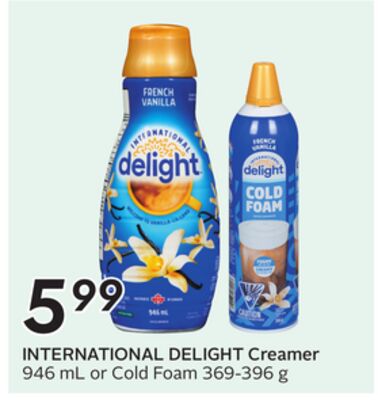 INTERNATIONAL DELIGHT Creamer
