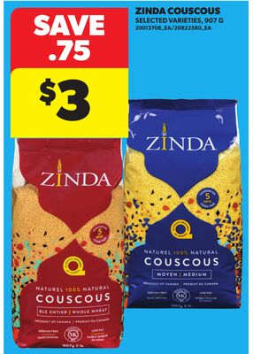 ZINDA COUSCOUS, 907 G