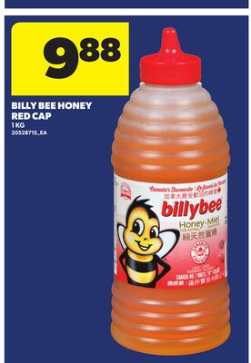 BILLY BEE HONEY RED CAP, 1 KG