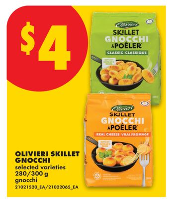 OLIVIERI SKILLET GNOCCHI, 280/300 g