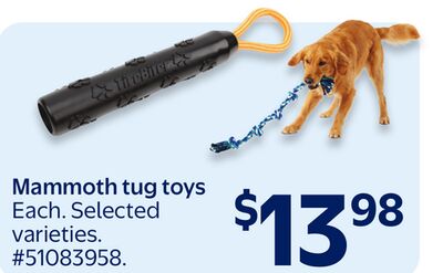 Mammoth tug toys