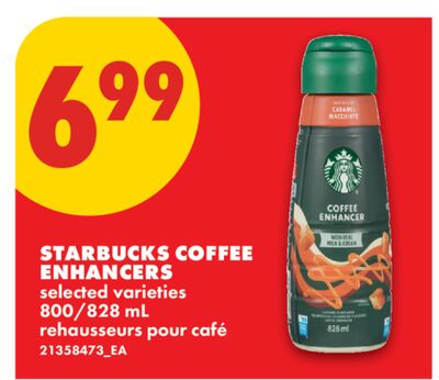 STARBUCKS COFFEE ENHANCERS, 800/828 mL