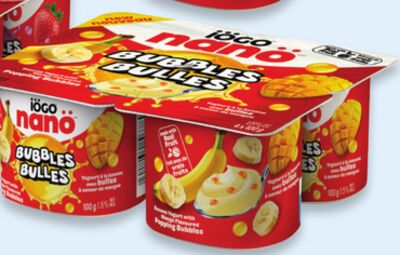 iögo nanö Bubbles yogurt