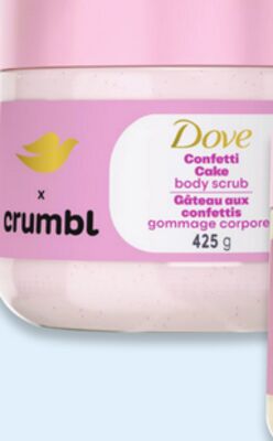 Dove x Crumbl body scrub