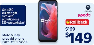 Moto G Play prepaid phone
