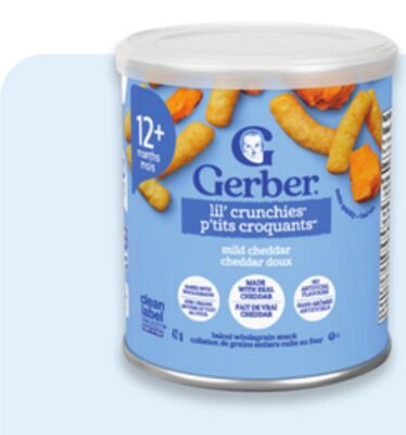 Gerber Puffs and Crunches baby and toddler snack