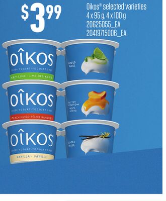 OIKOS®, 4 X 95 G, 4 X 100 G