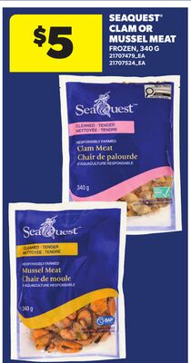 SEAQUEST® CLEANED TENDER MUSSEL MEAT, 340 G