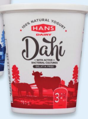 Hans dahi natural yogurt
