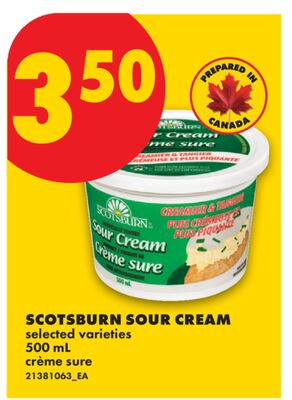 SCOTSBURN SOUR CREAM, V