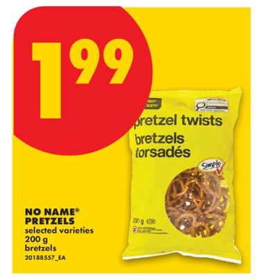 NO NAME® PRETZELS, 200 g