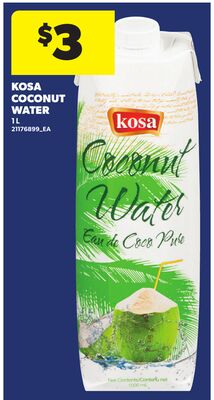 KOSA COCONUT WATER, 1 L
