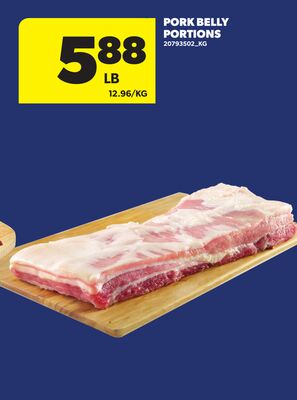 PORK BELLY PORTIONS