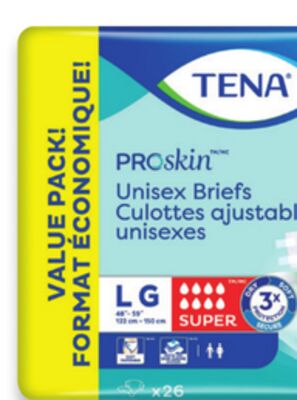 Tena Super briefs 26s or overnight underwear 18s